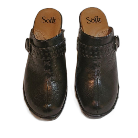 NWOT Söfft Leather Clogs Size 7 ½ - Picture 2 of 7